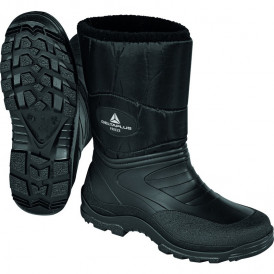 Demi-bottes fourrée en PVC
