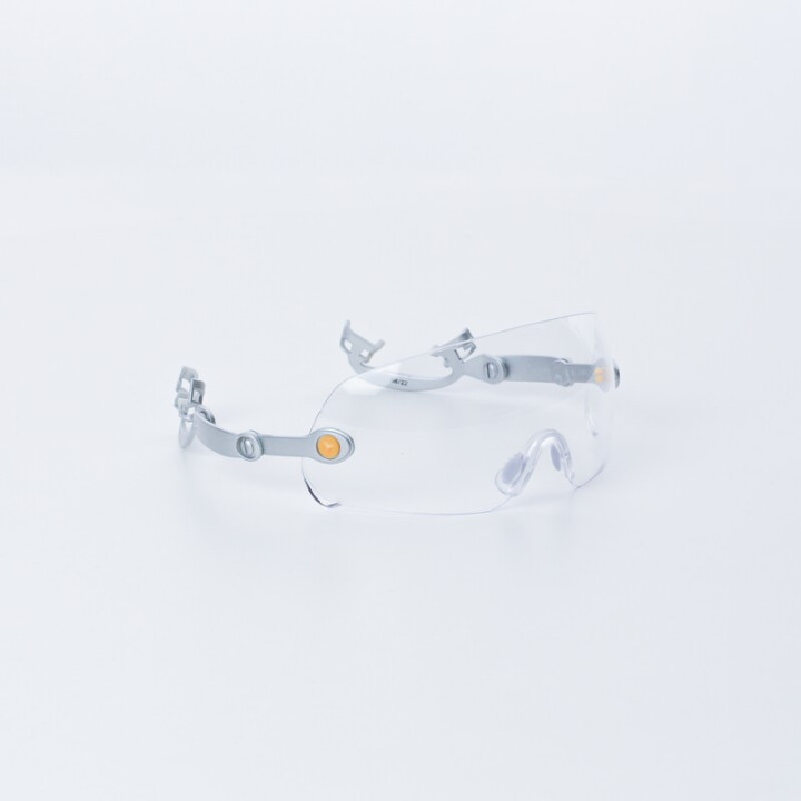 Lunettes polycarbonate adaptable sur casque de chantier