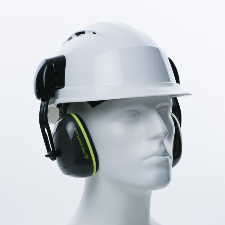 Coquilles antibruit pour casque de chantier SNR 26 Décibels