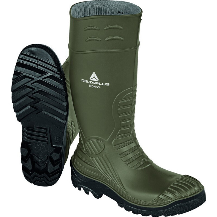 Bottes de chantier avec sécurité en PVC