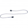 Longe en corde tressée ø 10,5 mm, longueur 2 m, 2 boucles cossées