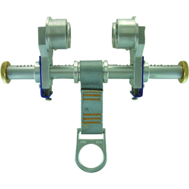 Dispositif d'ancrage provisoire avec roulettes