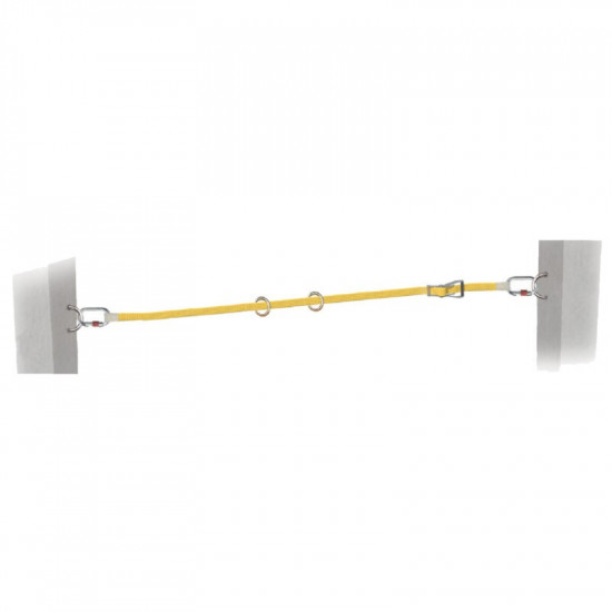 Ligne de vie temporaire en sangle