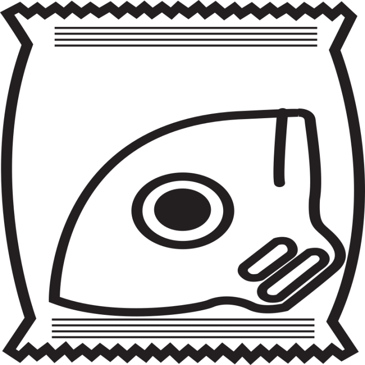 Boite demi-masques pliables jetables FFP2 avec valve