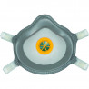 Boite de faciales FFP2 format coque avec valve – dolomite