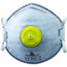 Demi-masques ffp2 format coque avec valve