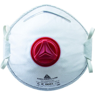 Demi-masques jetables moulés FFP3 à valve