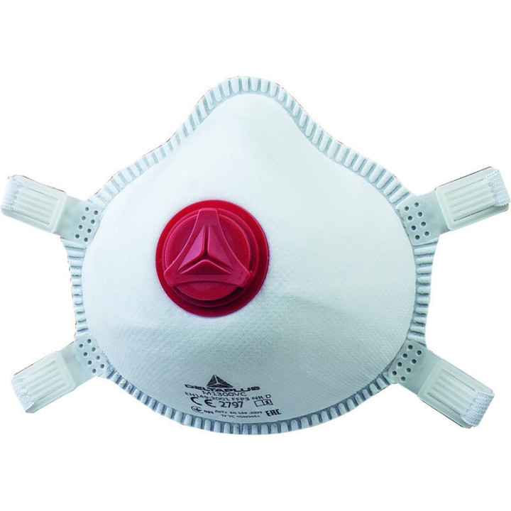 Boite 5 Demi-Masques Jetables Moules FFP3 A Valve