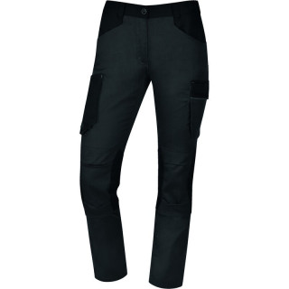 Pantalon de travail femme coupe regular 7 poches avec poches genoux
