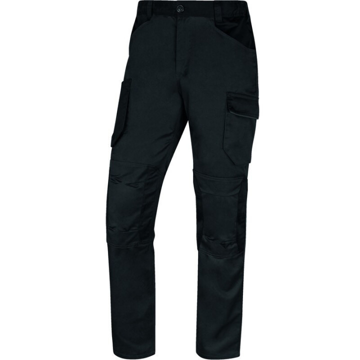 Pantalon de travail coupe regular genoux préformés