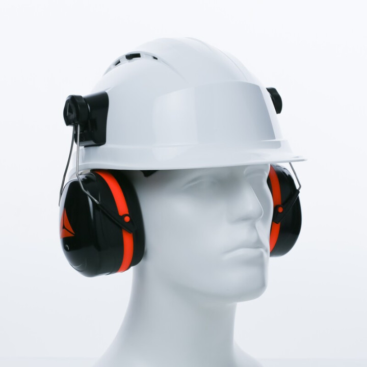 Coquilles antibruit pour casque de chantier SNR 30 décibels