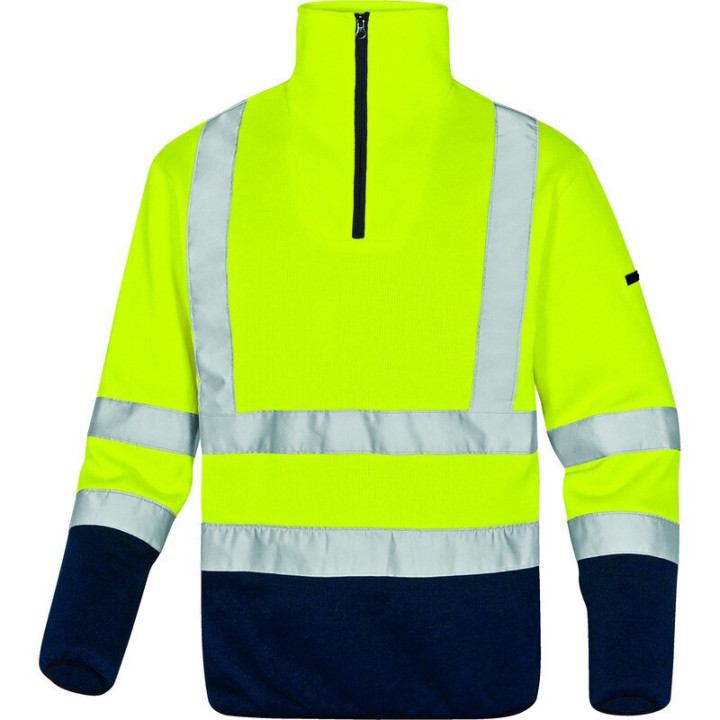 Pull camioneur haute visibilité en polaire