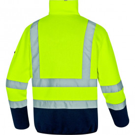 Pull camioneur haute visibilité en polaire (2)