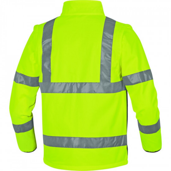 Veste manches amovibles Haute Visibilité Softshell 3 couches