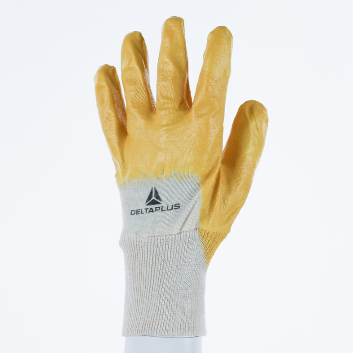 Gant nitrile léger dos aéré poignet tricot