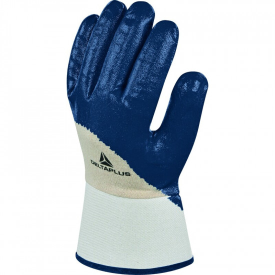 Gant nitrile dos aéré manchette toile 6 cm
