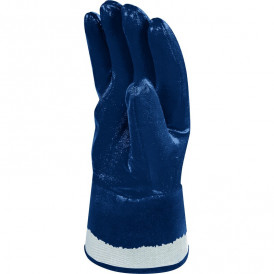 Gant tout enduit nitrile - manchette toile 6 cm NI175 (2)