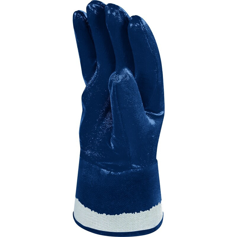 Gant tout enduit nitrile - manchette toile 6 cm NI175