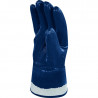 Gant tout enduit nitrile - manchette toile 6 cm NI175