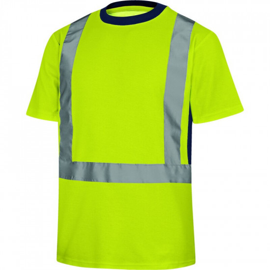 Tee-shirt coton polyester haute visibilité