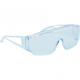 Lunettes visiteur monobloc polycarbonate incolore