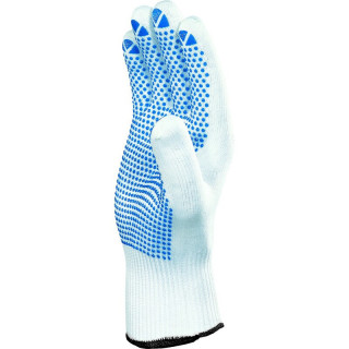 Gant tricot polyamide paume picots PVC- jauge 13