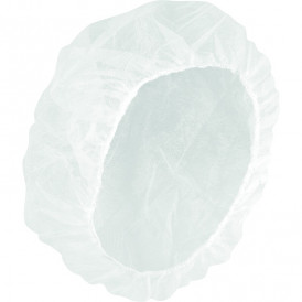 Charlottes rondes polypropylène blanc