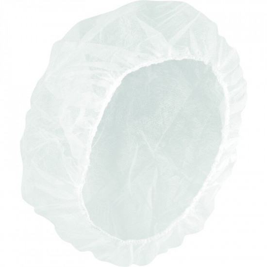 Charlottes rondes polypropylène blanc