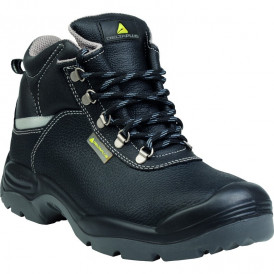 Chaussures de chantier hautes cuir croupon pigmenté
