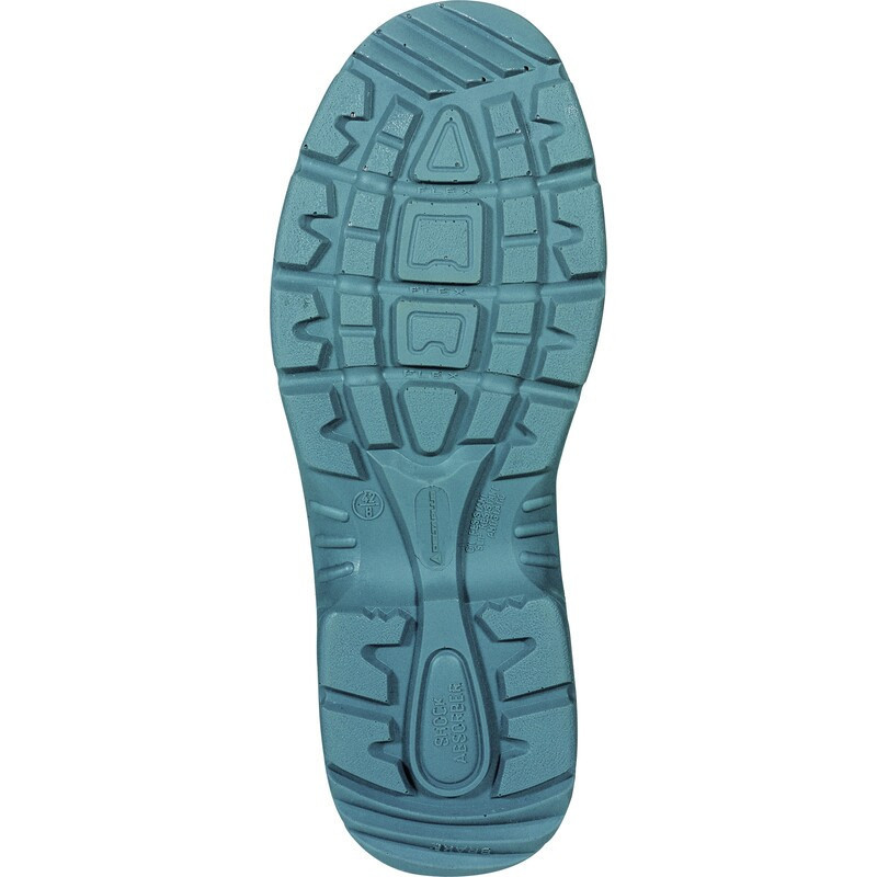 Chaussures de chantier hautes cuir croupon pigmenté