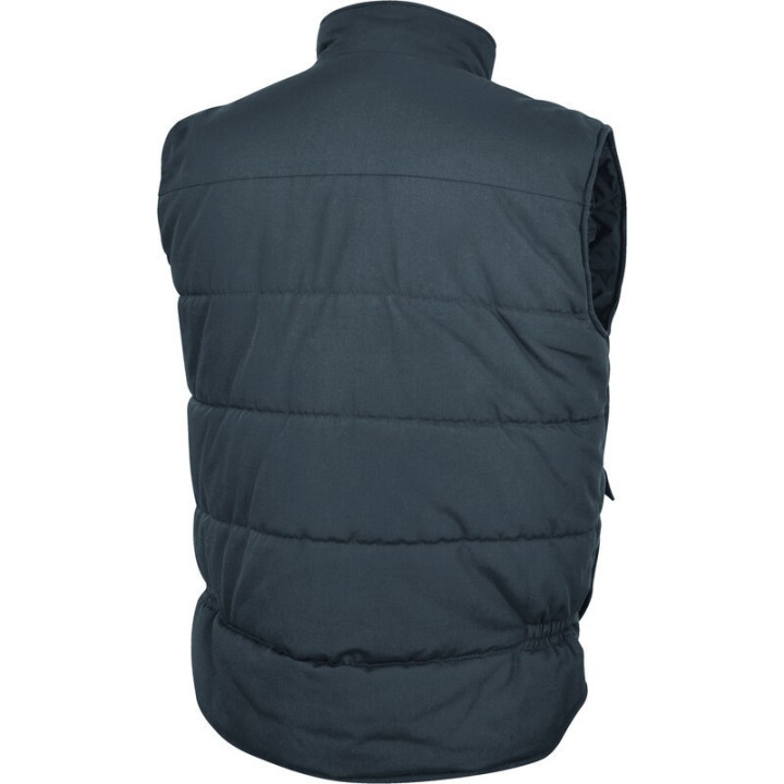 Gilet matelassé chaud multi-poches hiver avec protège reins