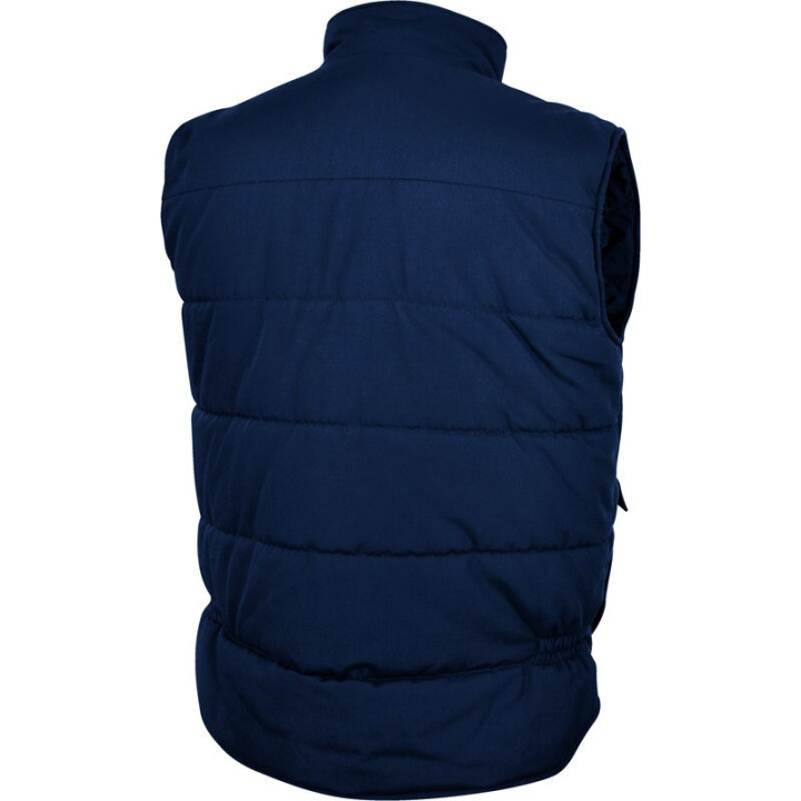 Gilet matelassé chaud multi-poches hiver avec protège reins
