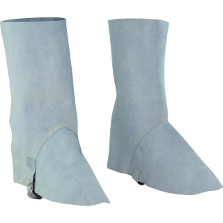 Paire de guêtres en cuir