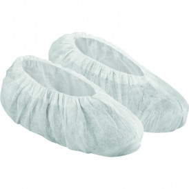 Paires de sur-chaussures jetables en polypropylène blanc