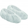 Paires de sur-chaussures jetables en polypropylène blanc