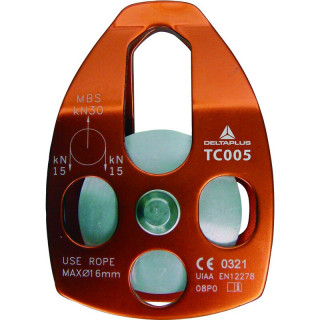 Poulie à flasques oscillantes en aluminium