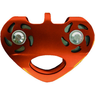 Double poulie en aluminium