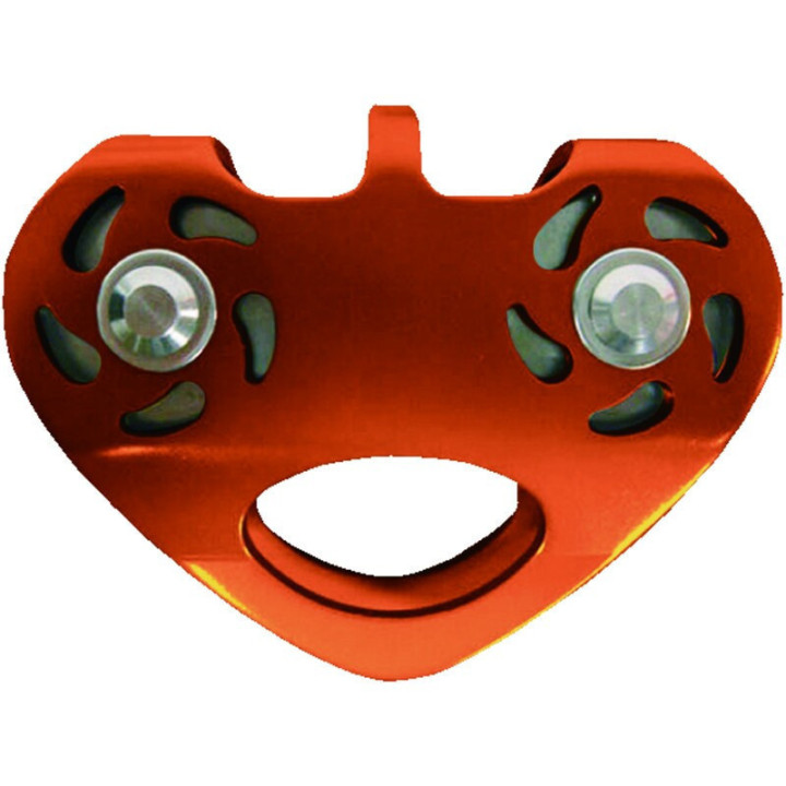 Double poulie en aluminium