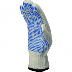 Gant tricot enduction de picots pvc