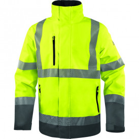 Parka imper-respirante à haute visibilité