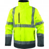 Parka imper-respirante à haute visibilité