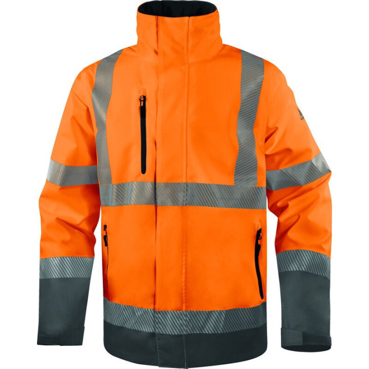 Parka imper-respirante à haute visibilité