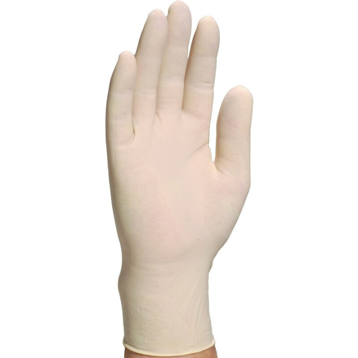 Gant chimique jetable en latex non poudré