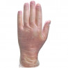 Gants jetables vinyle poudres