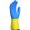 Gant latex floque ménage duocolor longueur 30cm