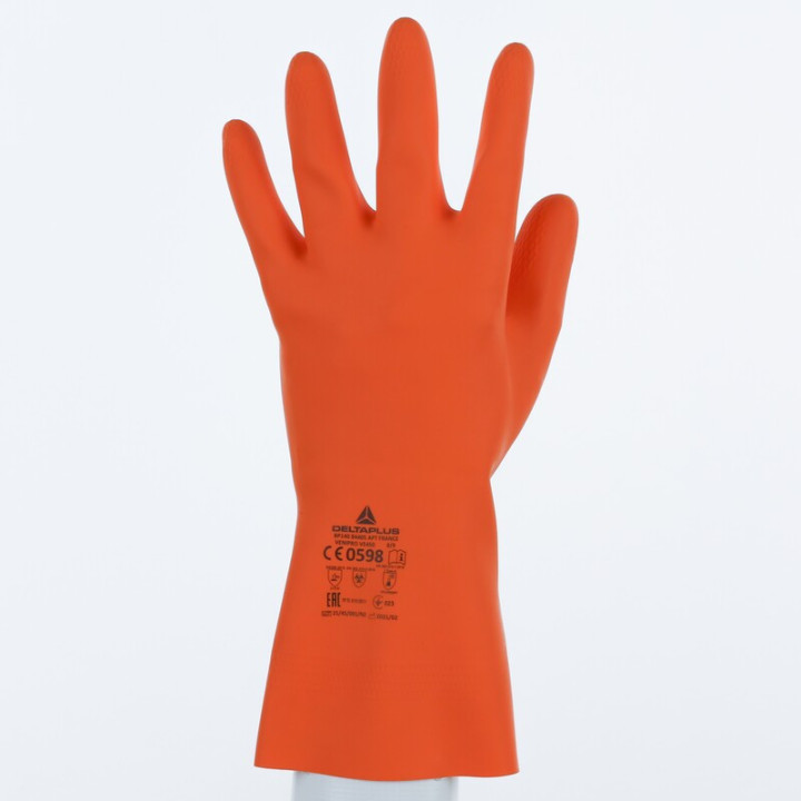 Gant latex floqué lourd longueur 30cm