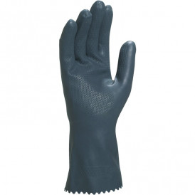 Gant néoprène noir latex 30 cm Neocolor 530 (2)