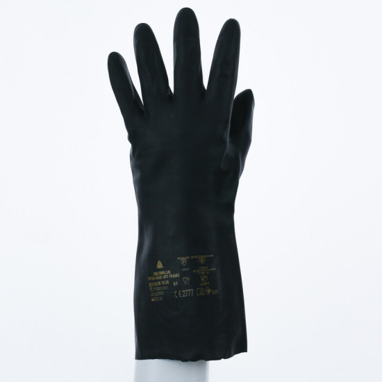 Gant néoprène noir latex 30 cm Neocolor 530