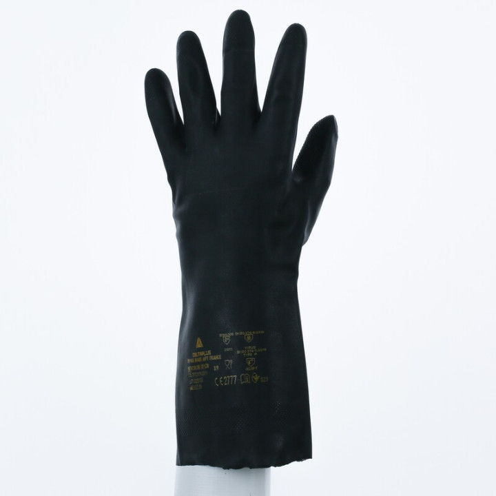 Gant néoprène noir latex 30 cm Neocolor 530