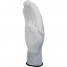Gant antistatique tricot polyester/carbone paume enduite PU ESD